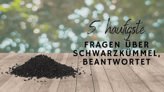 Die 5 häufigsten Fragen zu Schwarzkümmelöl, beantwortet