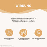 Boswellia Serrata Weihrauch Kapseln: Wildsammlung